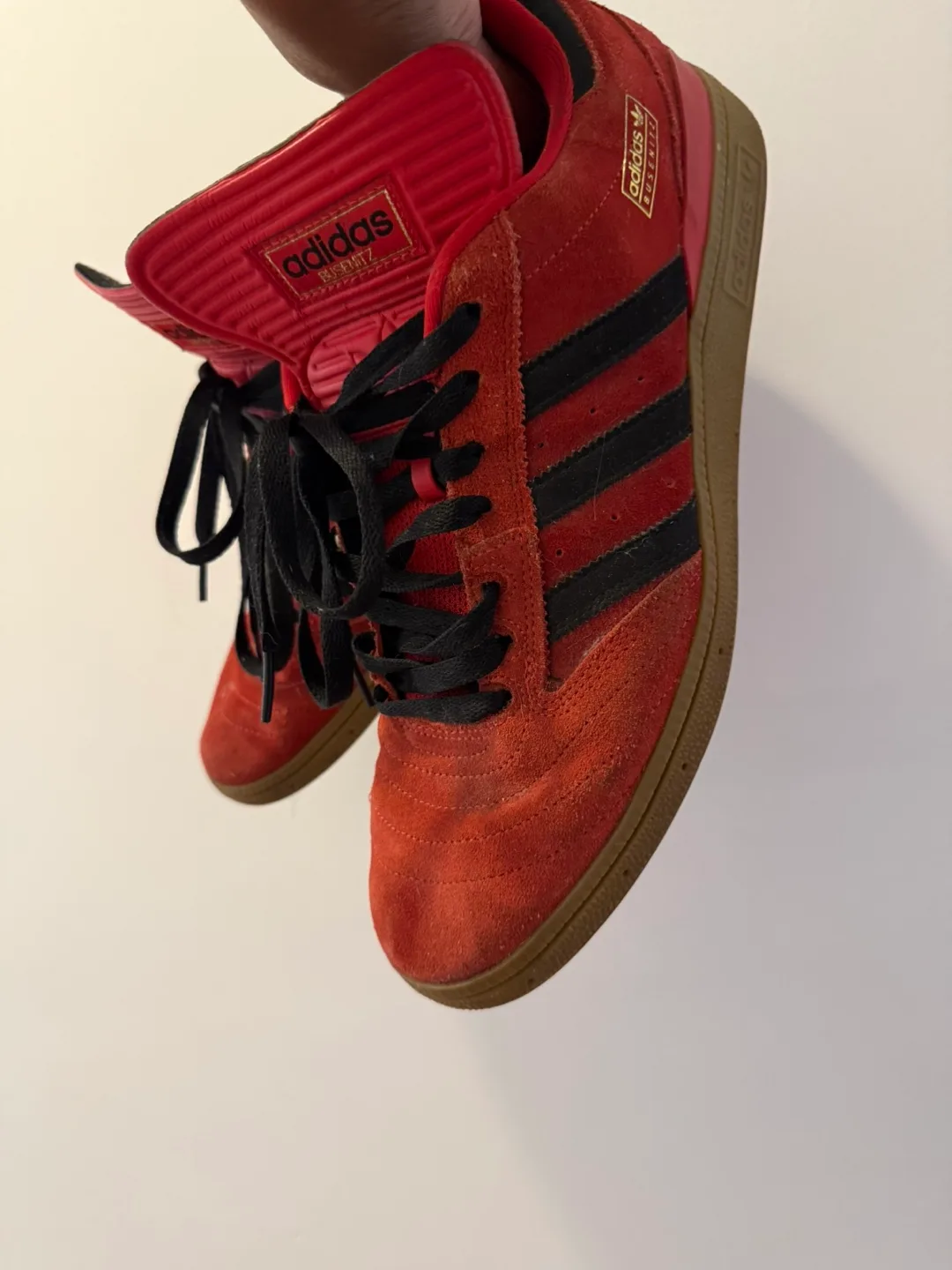 Adidas Busenitz Red/Black Shoes - Size 12 thumbnail