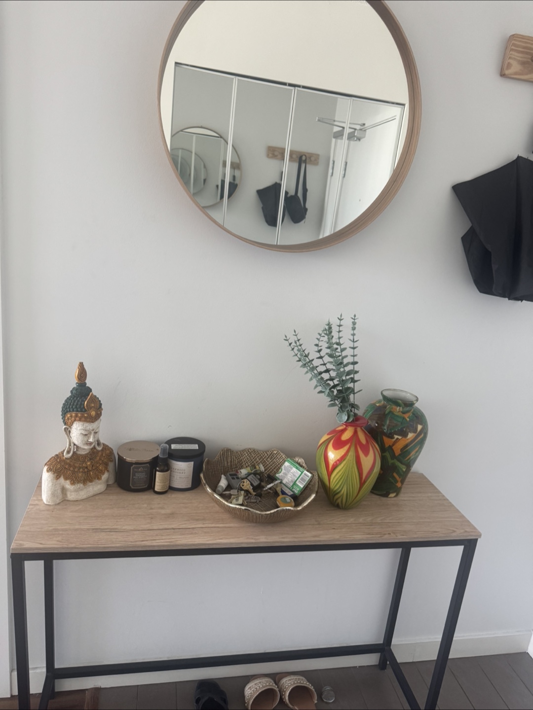 Entryway Console and Mirror