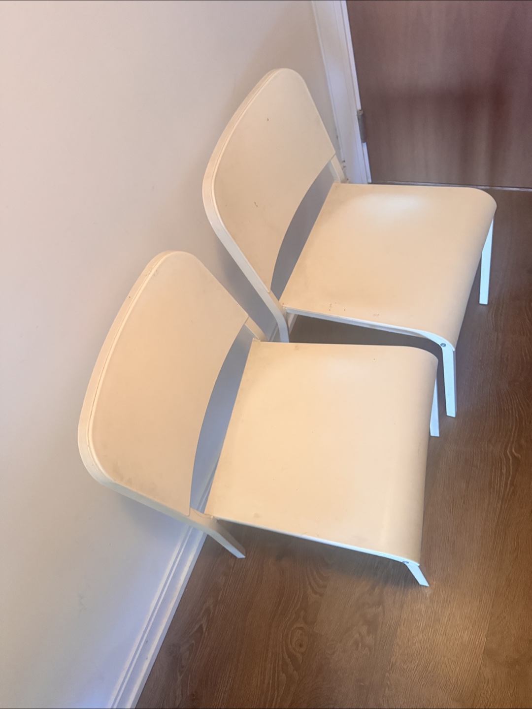 Pair of Off-White Chairs