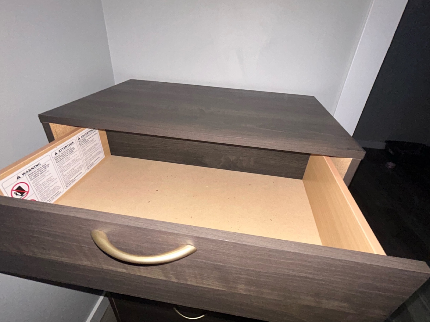 Brown 5-Drawer Chest - photo 2