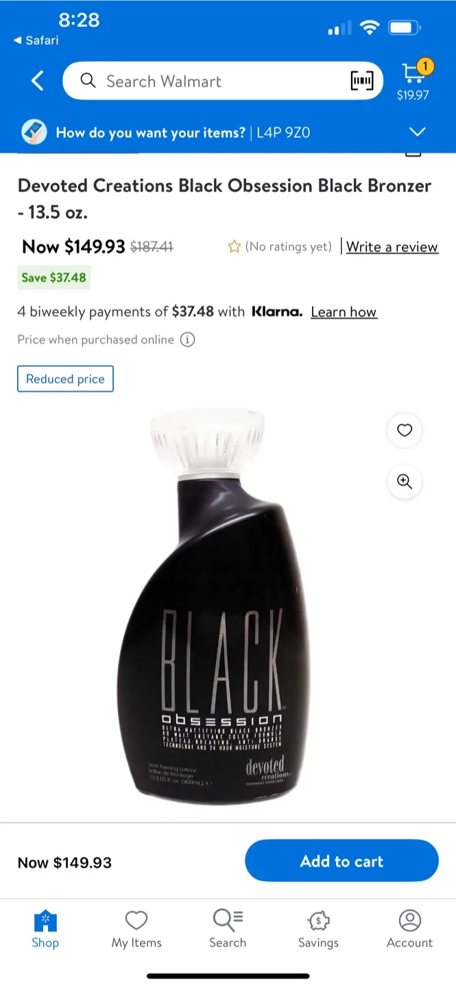 Devoted Creations Black Obsession Bronzer 13.5oz thumbnail