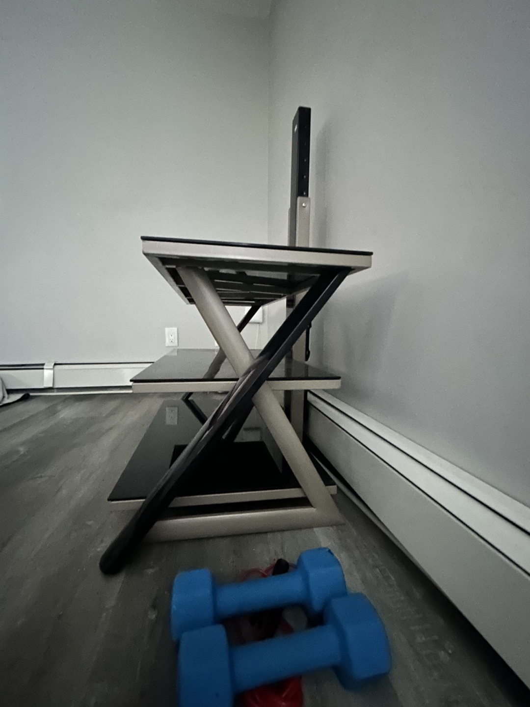 Modern Black Glass TV Stand