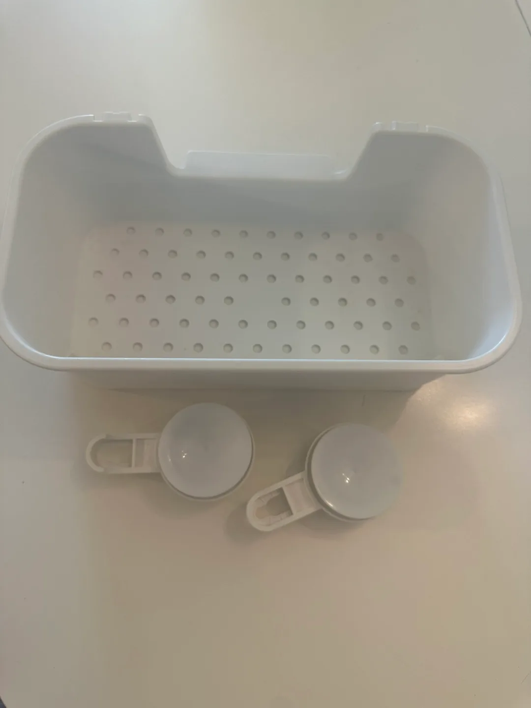 IKEA TISKEN Shower Basket with Suction Cup thumbnail
