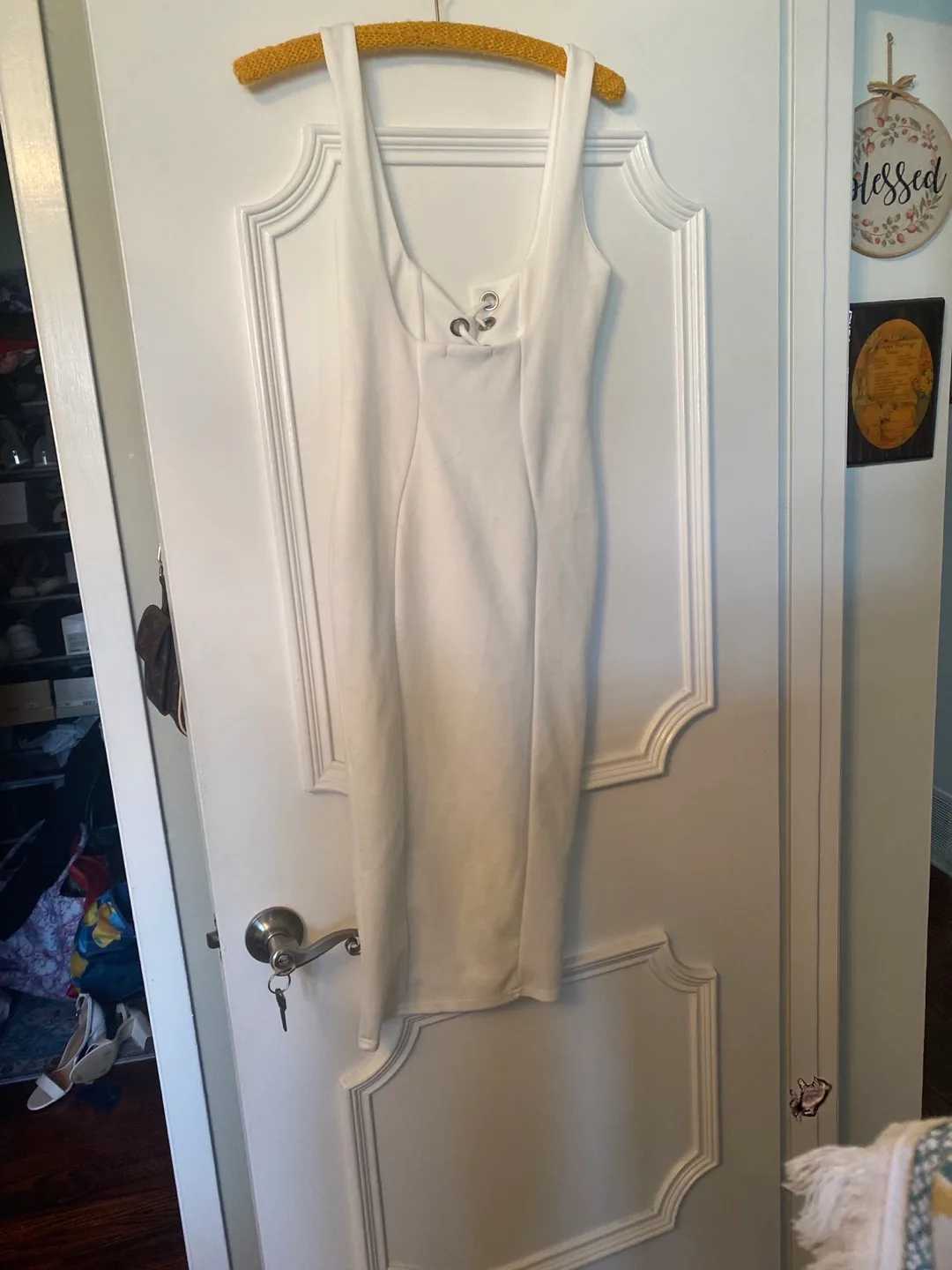 Missguided White Dress - Size 4 (US) thumbnail