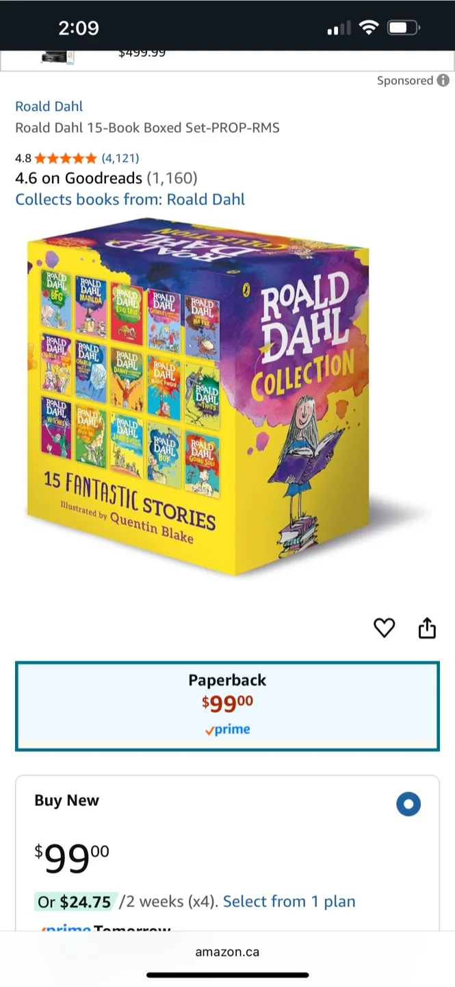 Roald Dahl Collection - 15 Fantastic Stories thumbnail
