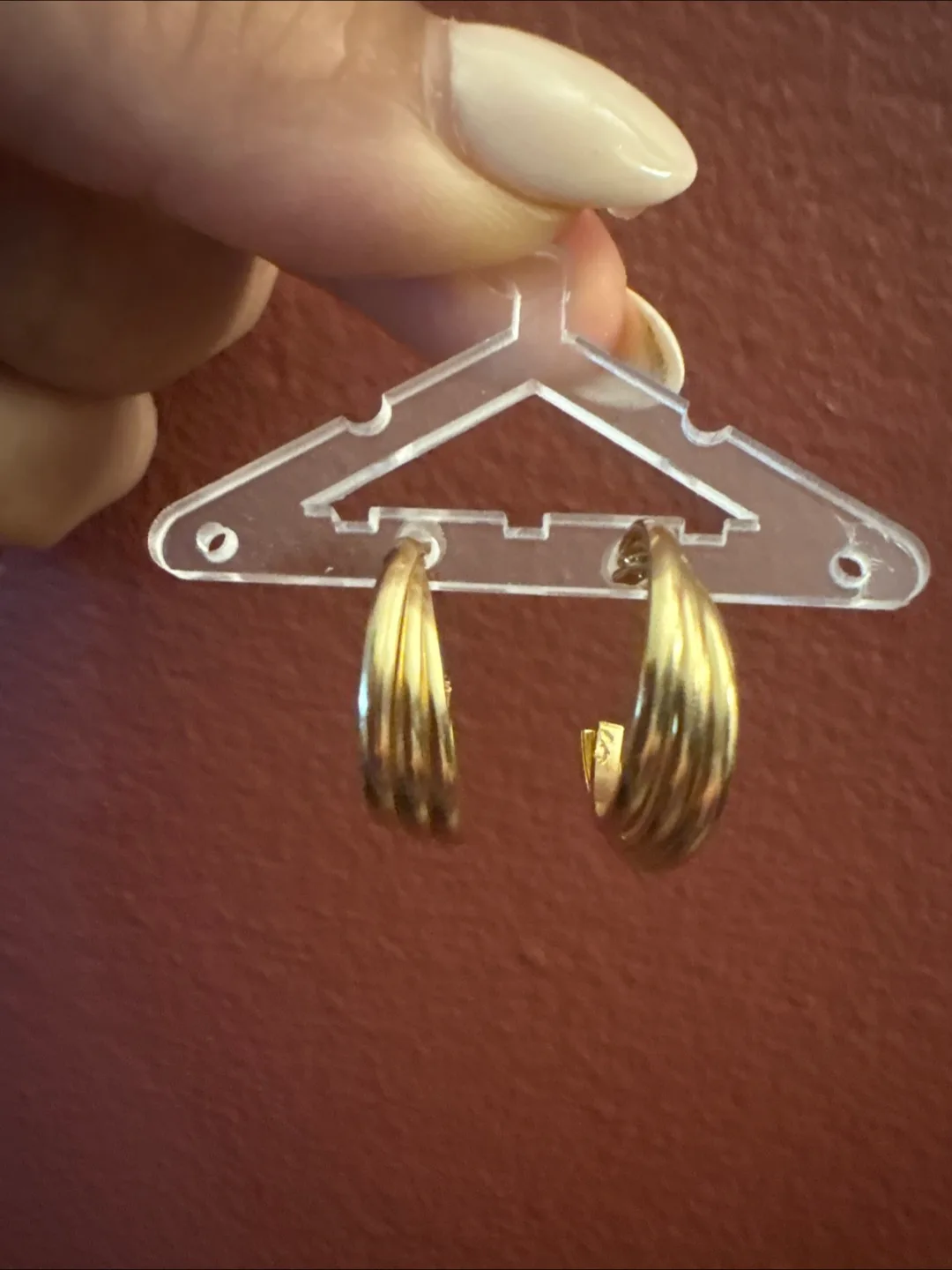 Gold Hoop Earrings New thumbnail