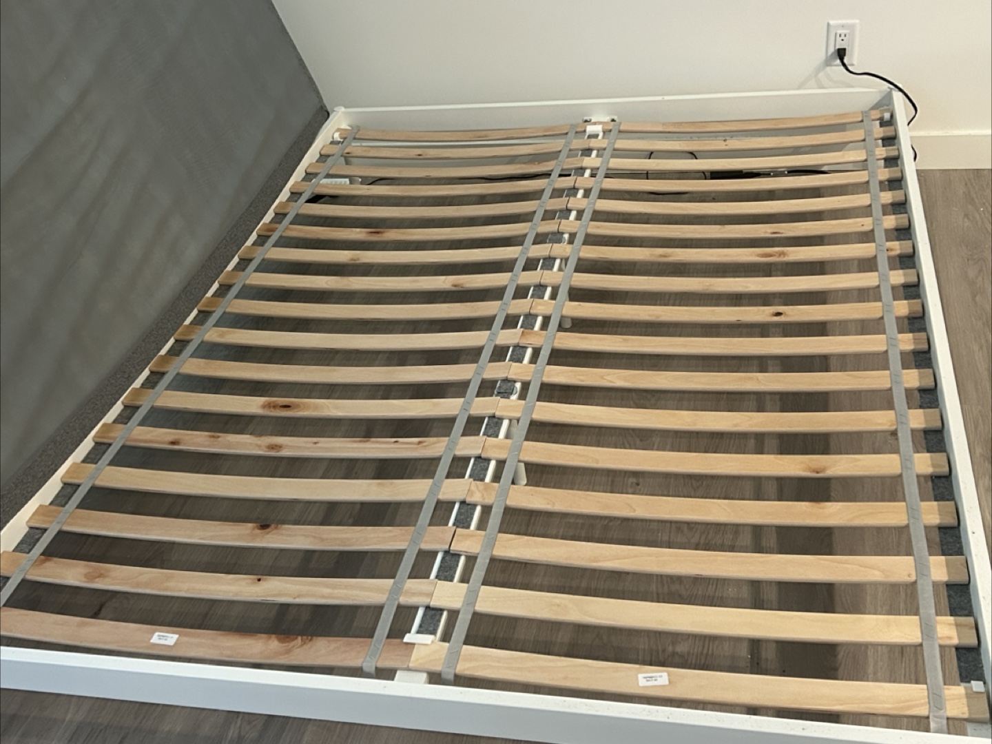 Queen Size Bed Frame - White