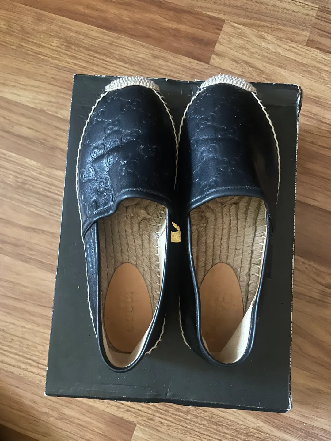 Gucci Black Espadrilles, Size 8 image indicator(6)