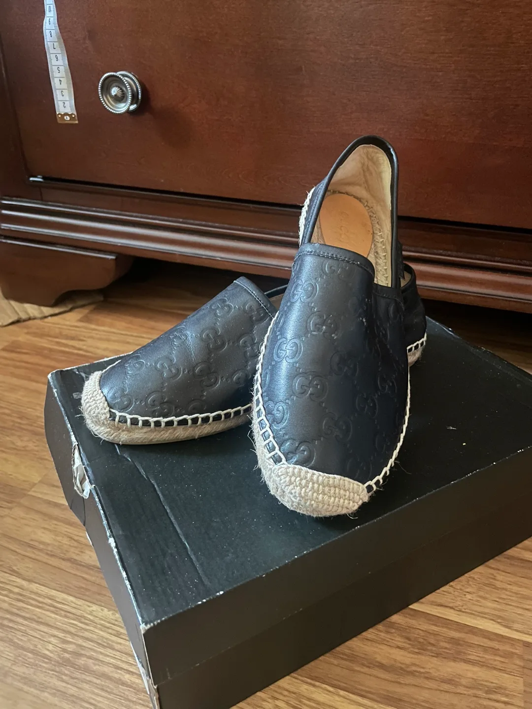 Gucci Black Espadrilles, Size 8 image indicator(2)