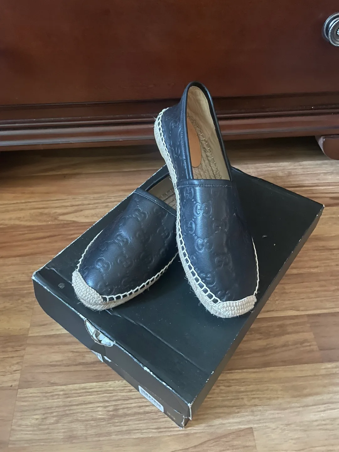 Gucci Black Espadrilles, Size 8 thumbnail