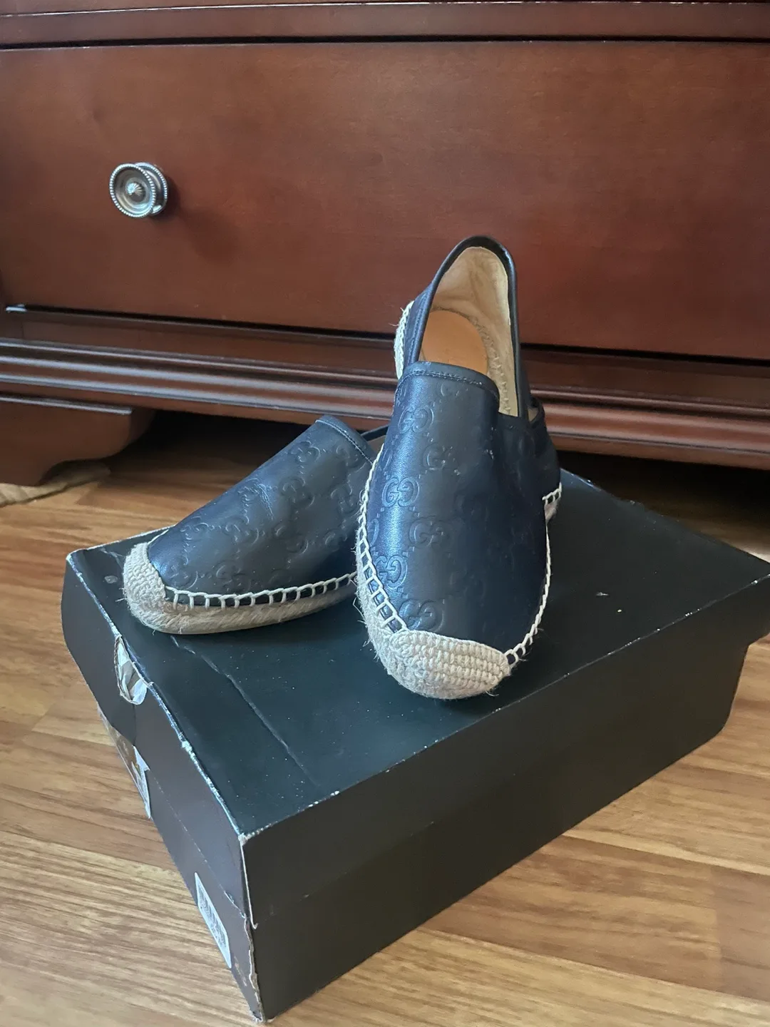 Gucci Black Espadrilles, Size 8 image indicator(3)