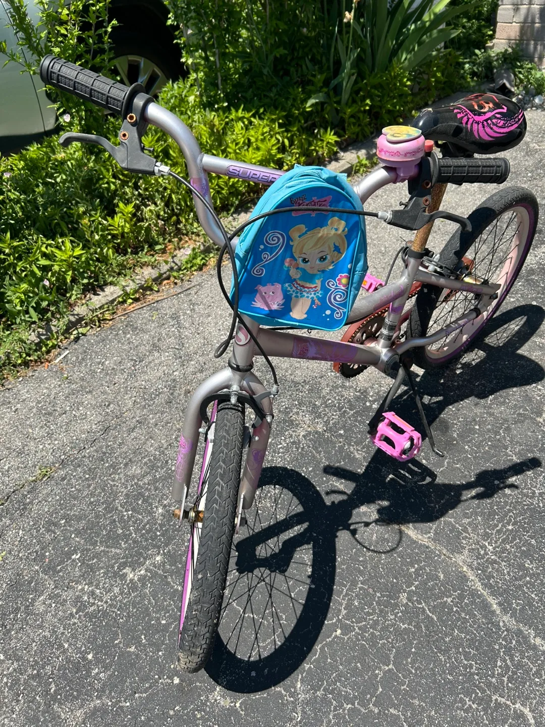 Supercycle Mystyle Girls Teenage Bike with backpack & bell image indicator(5)