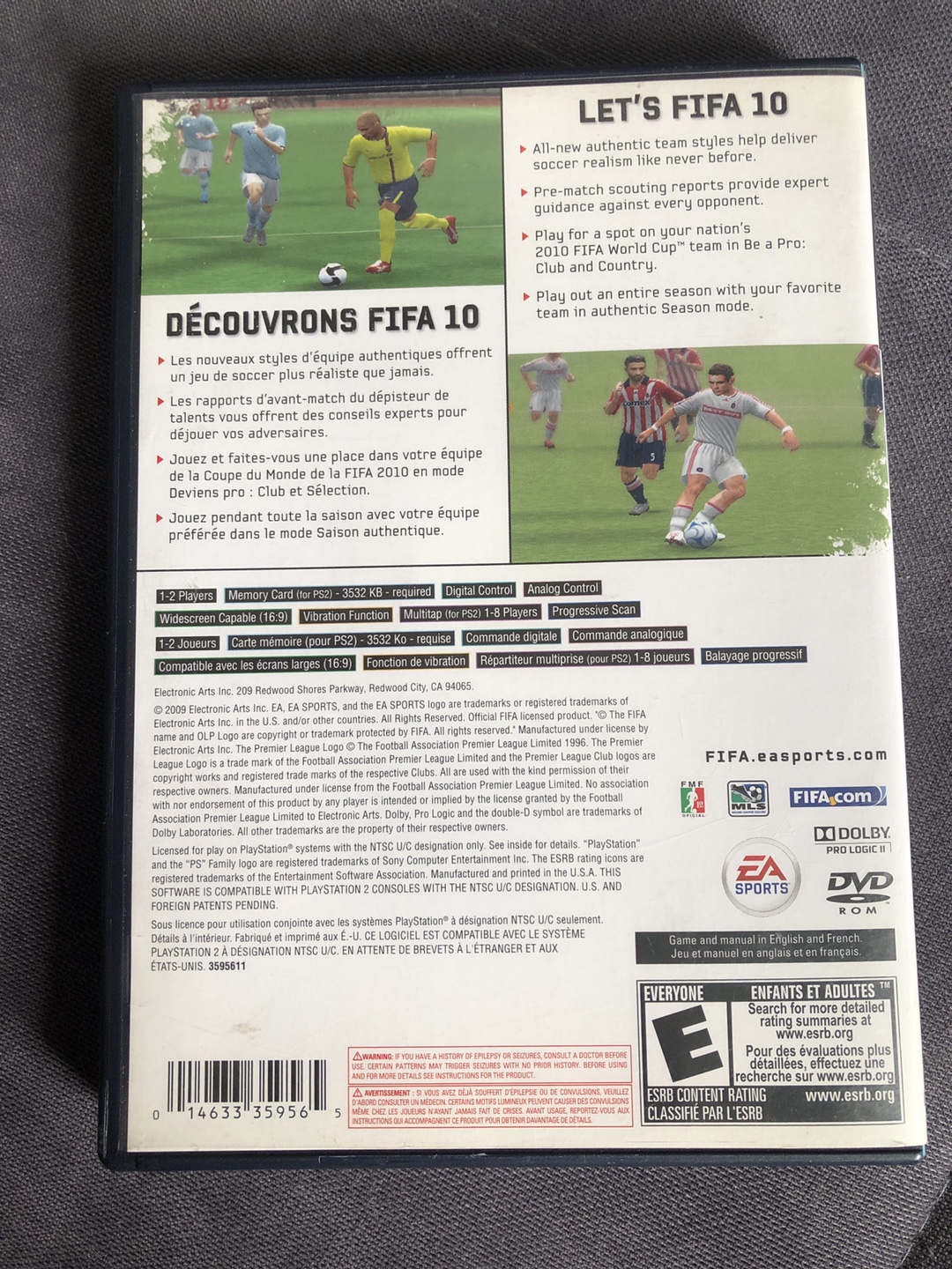 FIFA Soccer 10 - Playstation 2 Game - photo 5