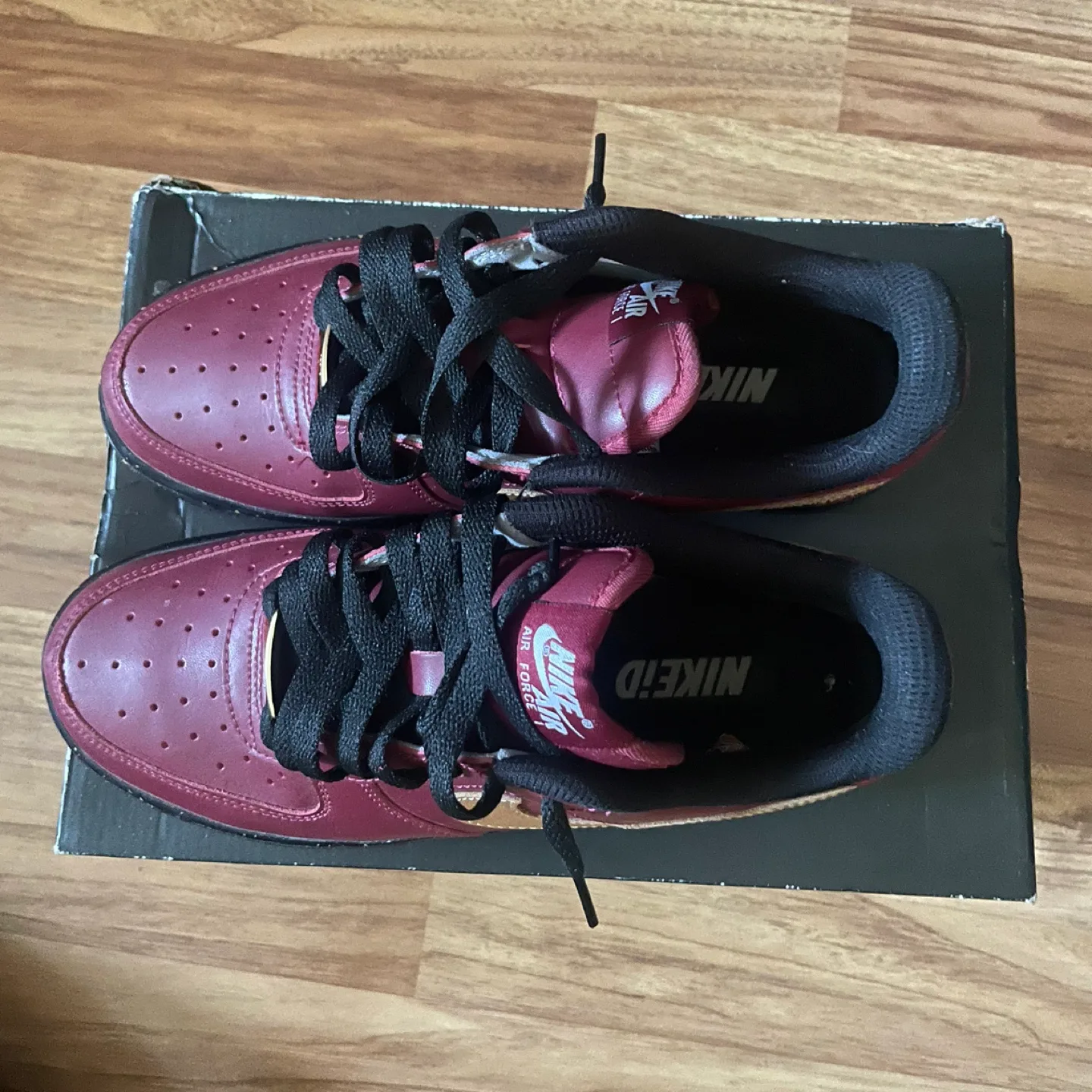 Nike Air Force 1 Bod Breed Burgundy/Gold image indicator(6)