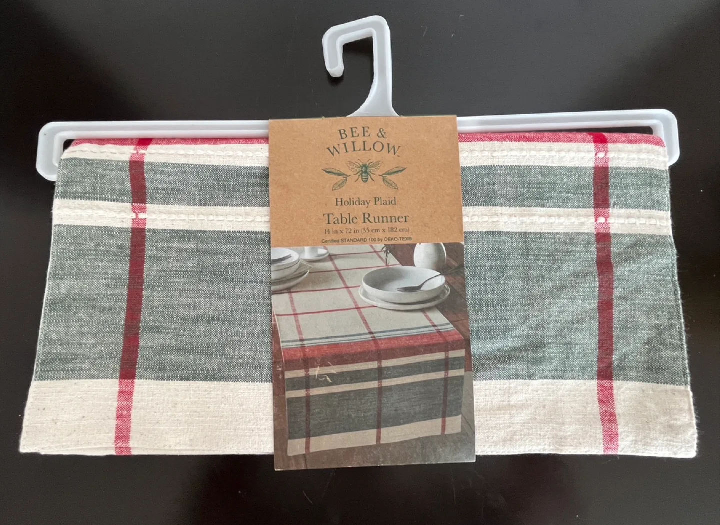 Bee & Willow Holiday Plaid Table Runner - NEW image indicator(5)