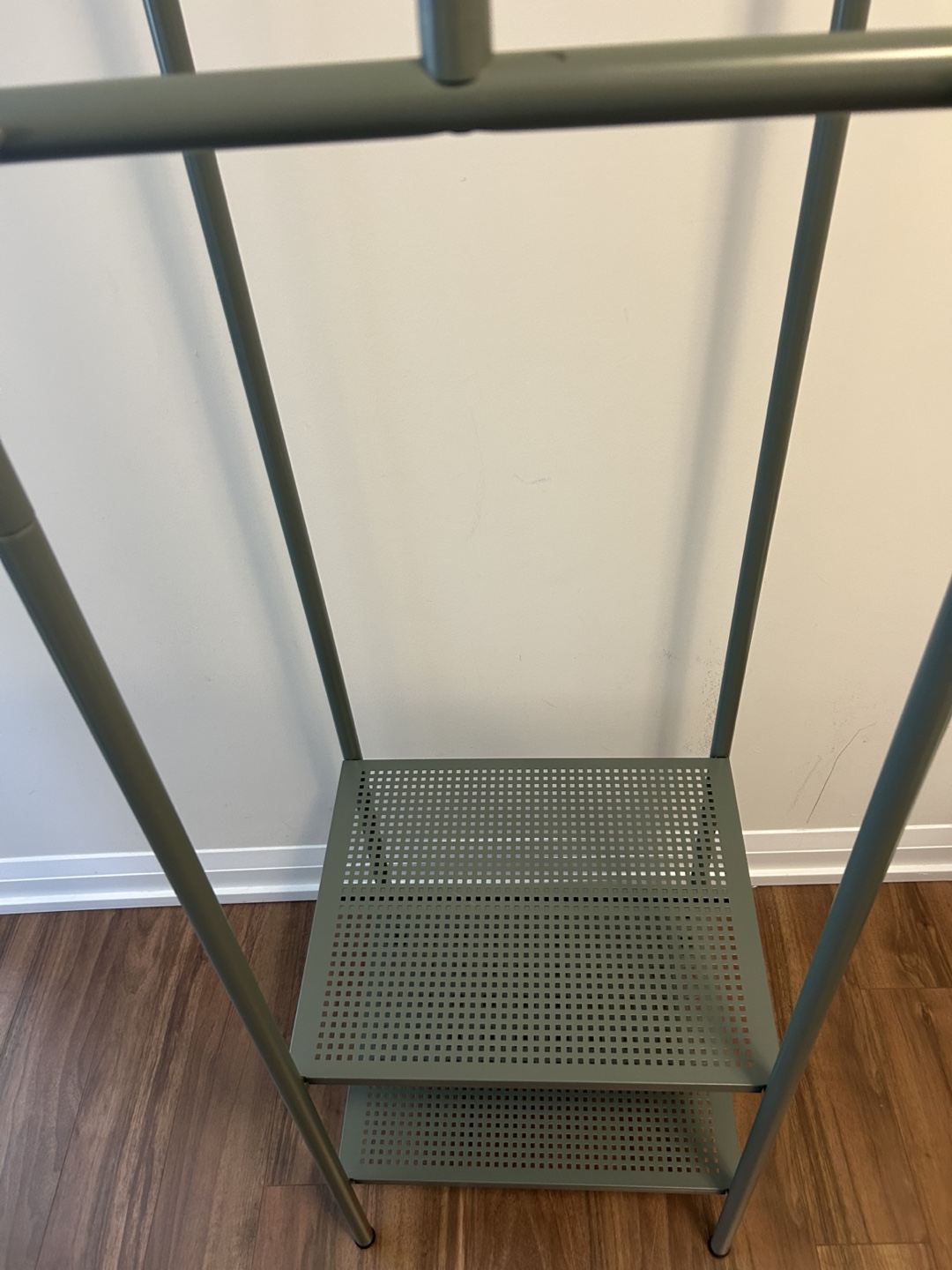 IKEA NIKKEBY Clothes Rack and Storage- Green / Gray - photo 3