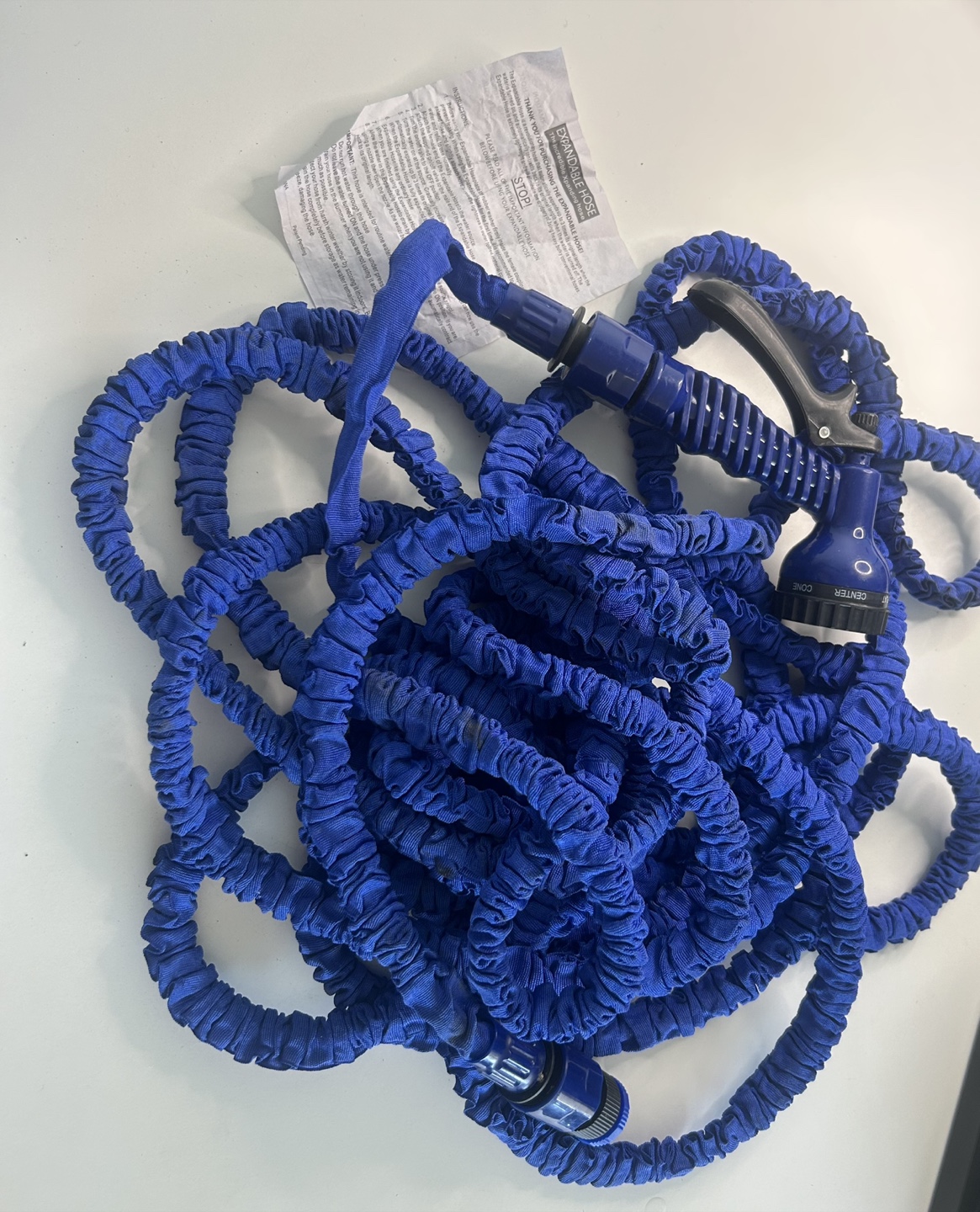 Expandable Garden Hose with Spray Nozzle - photo 2