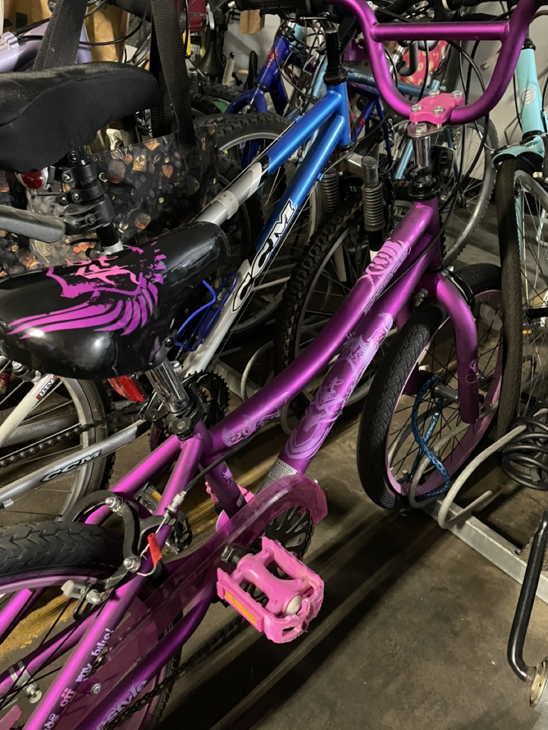 Purple CCM Girls' Bike - photo 2