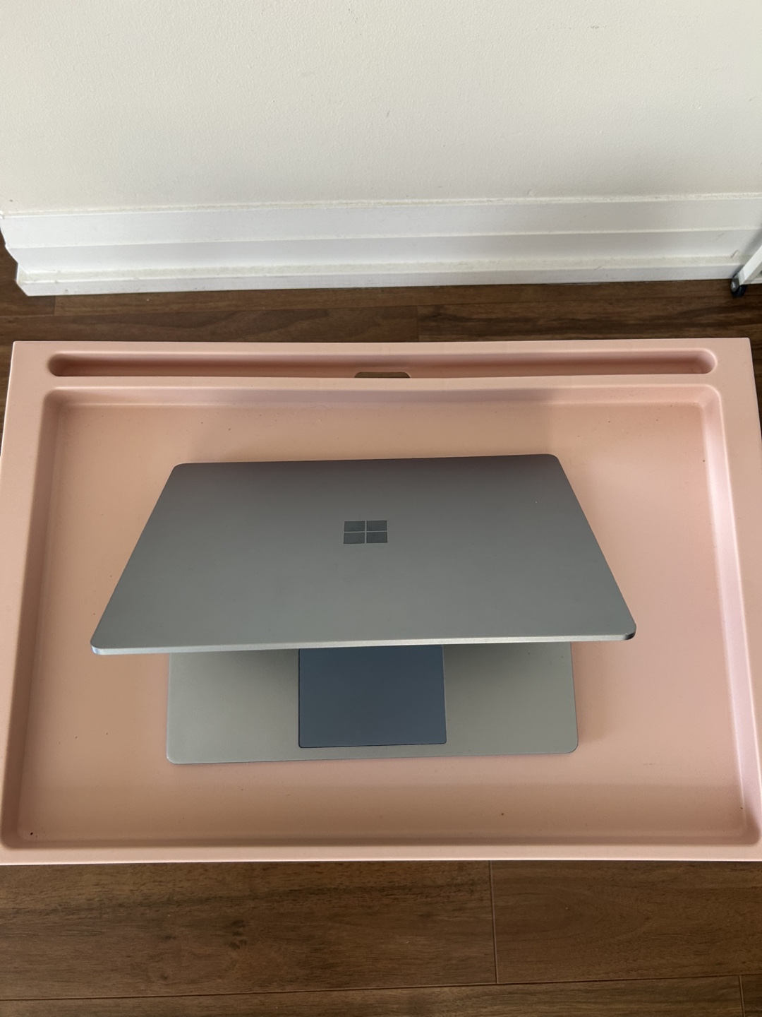 IKEA Pink Bed Tray Table - photo 2