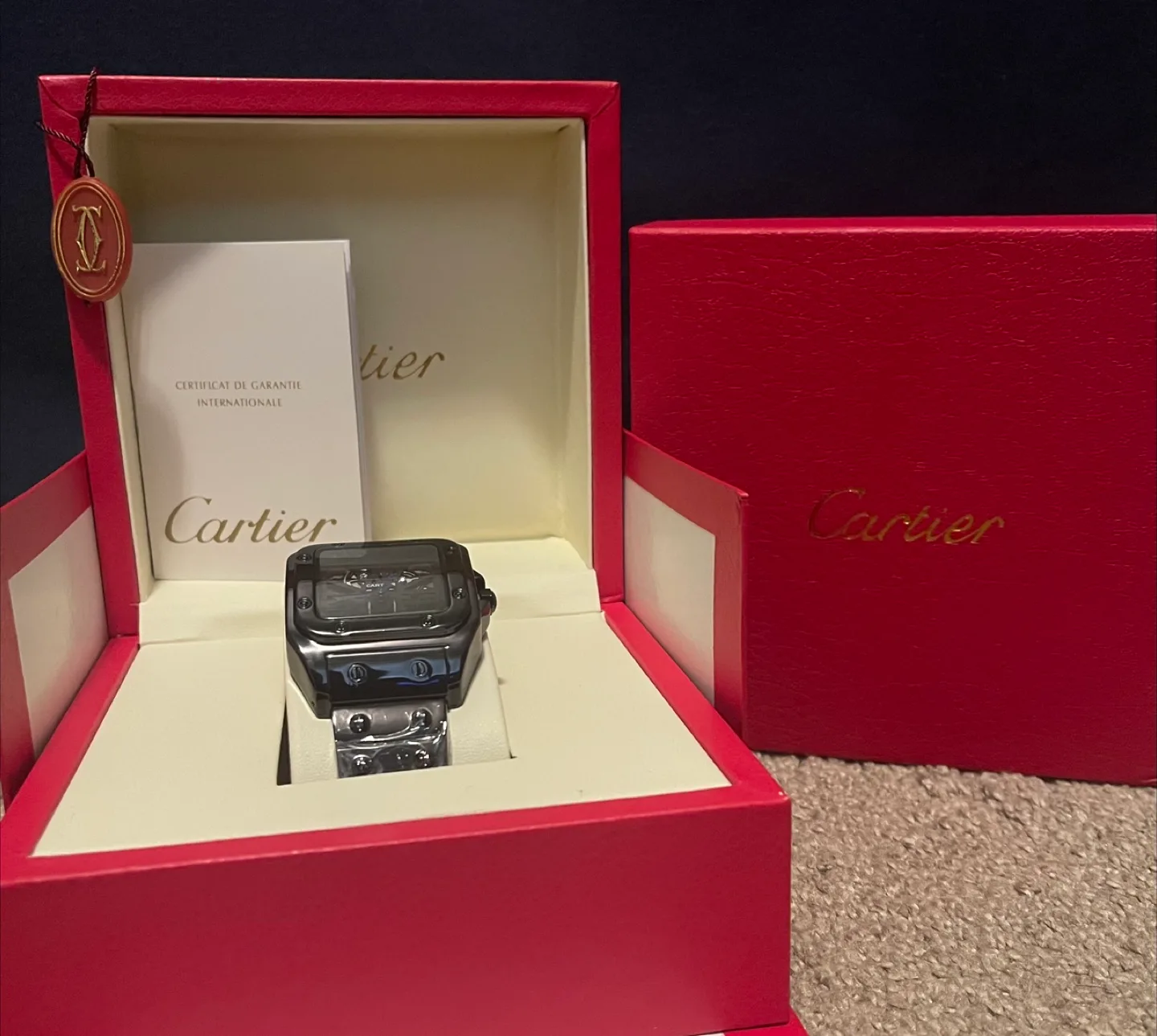 Cartier Santos de Cartier Black thumbnail