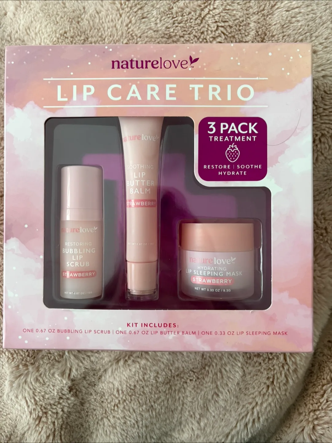 Naturelove lip care trio (New) thumbnail