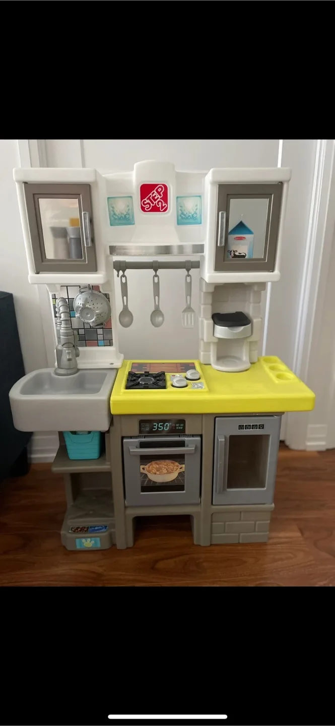 Step2 Kids Kitchen Playset - Contemporary Chef Kitchen thumbnail