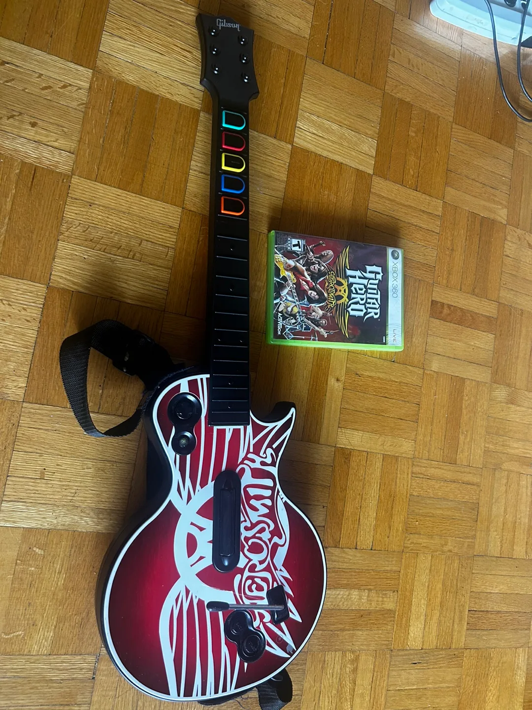 Guitar Hero Aerosmith Xbox 360 Les Paul Guitar thumbnail