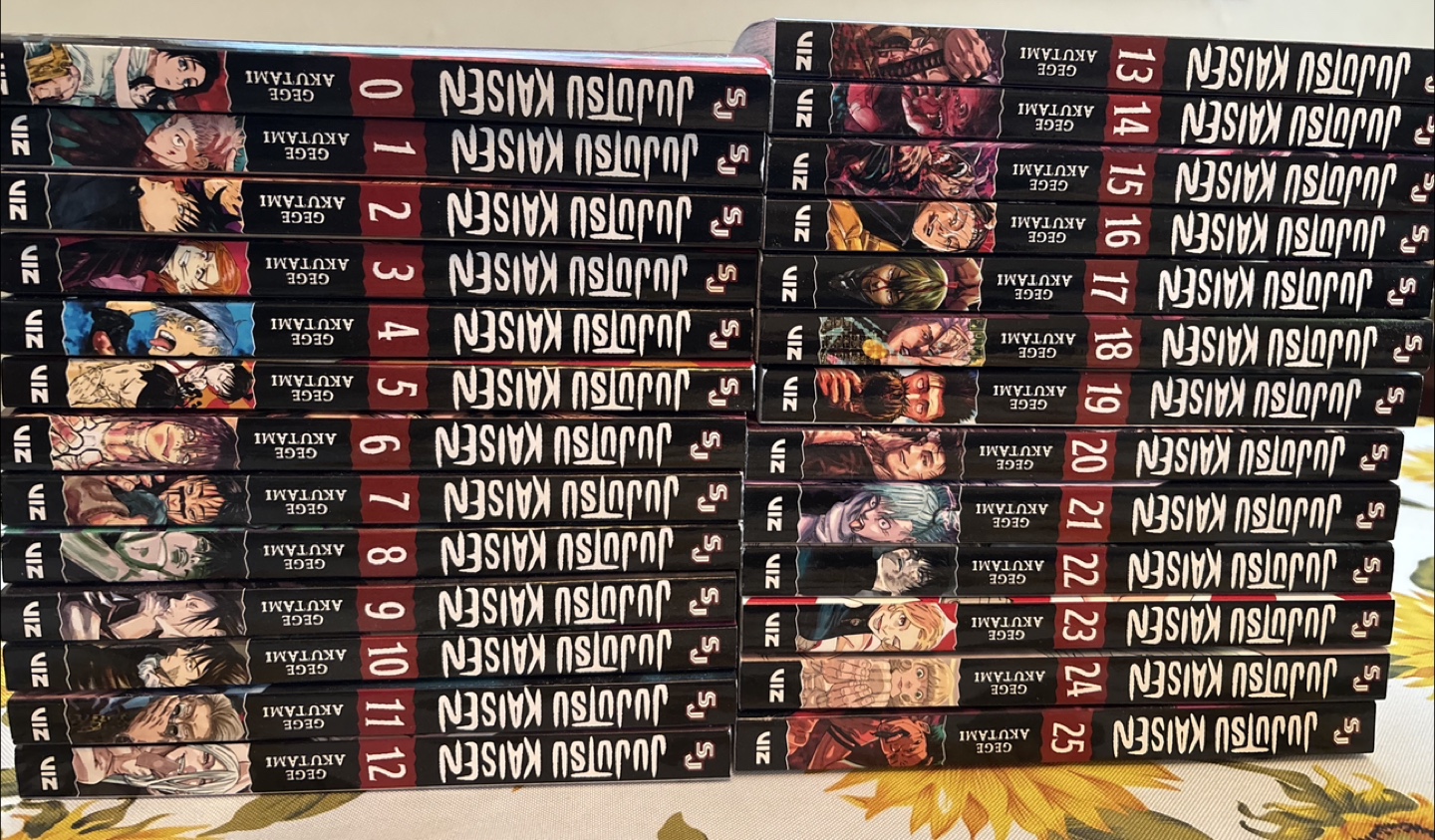 Jujutsu Kaisen Manga Volumes 0-25
