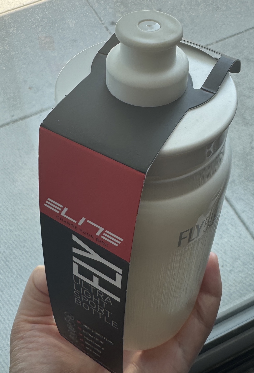 (New with tag) Fly Elite white water bottle 500ml