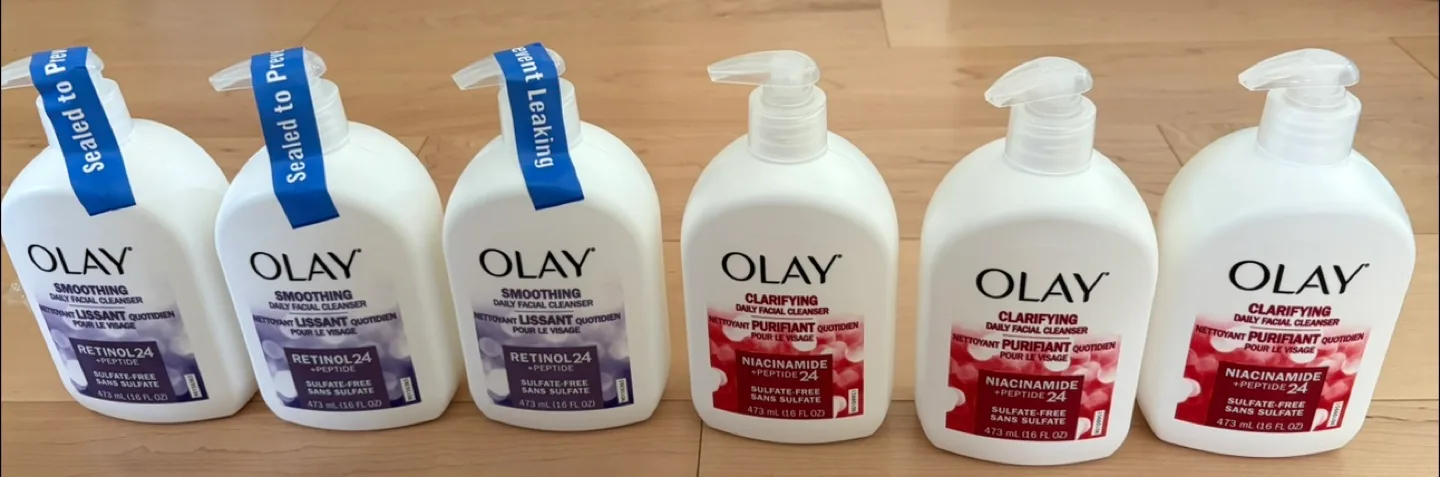 Olay Facial Cleansers (Retinol24 & Niacinamide) thumbnail