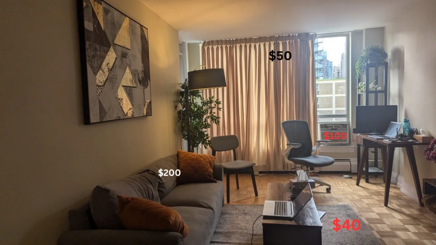 Bed Sofa Curtains Air Conditioner thumbnail