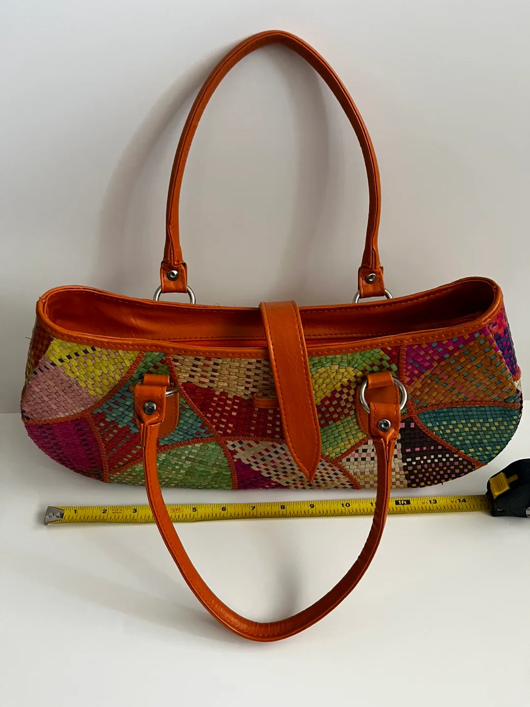 🇨🇦Colorful woven straw bag thumbnail