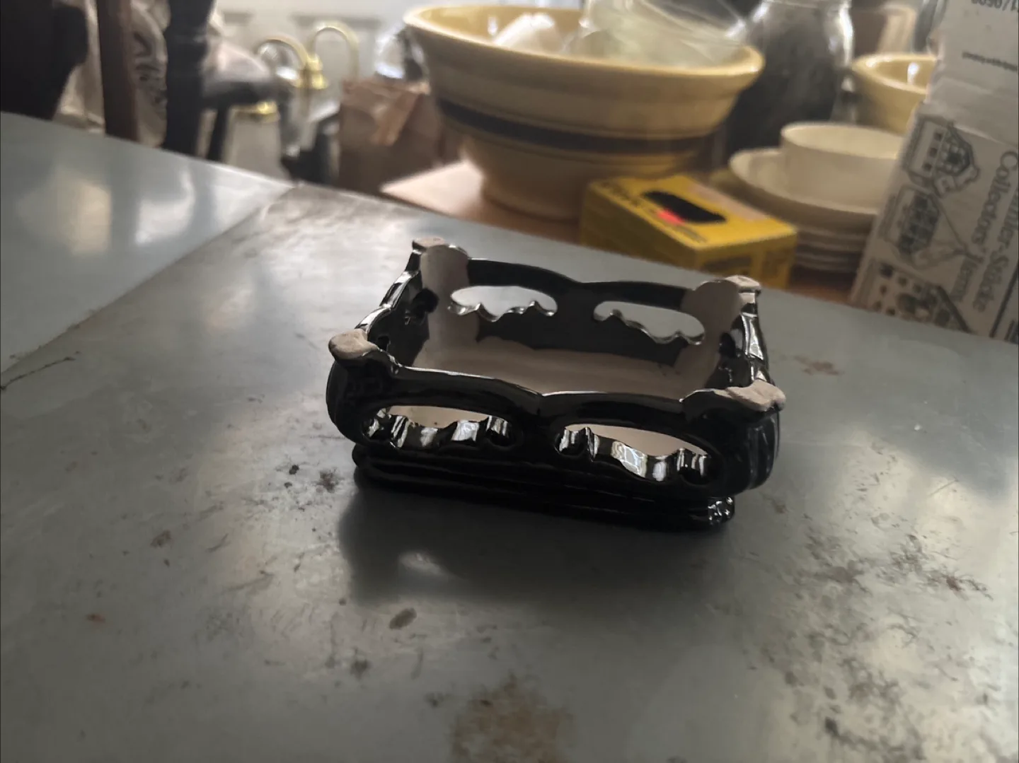 Black Ceramic Decorative Planter thumbnail