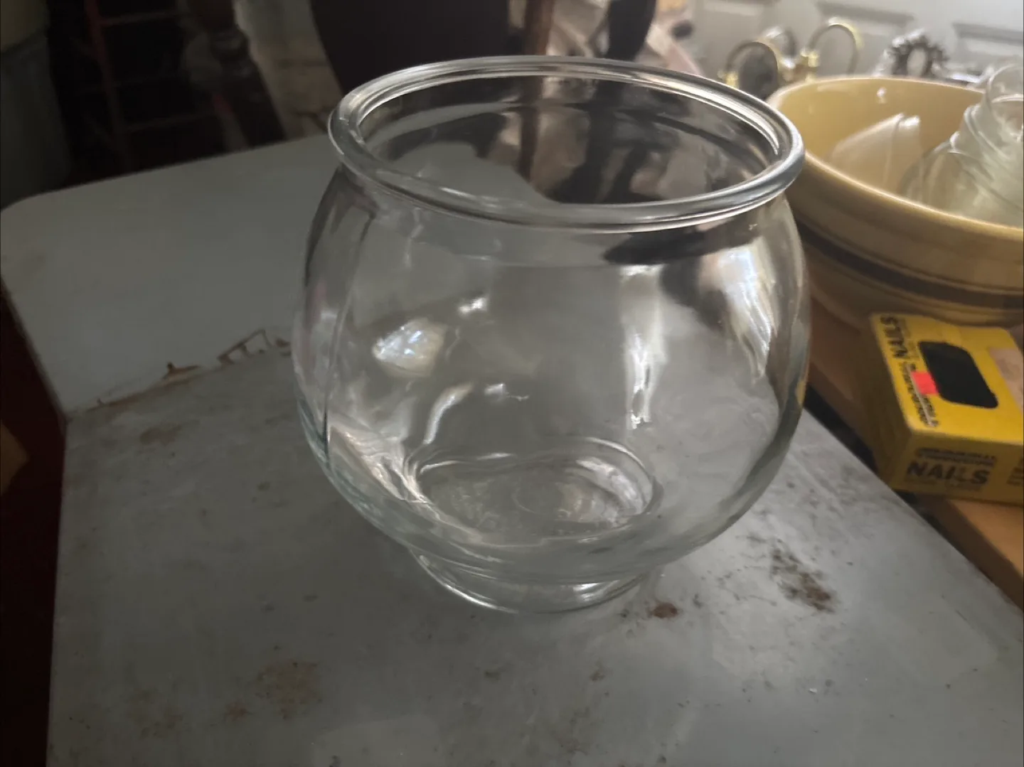 Glass Fishbowl Vase thumbnail