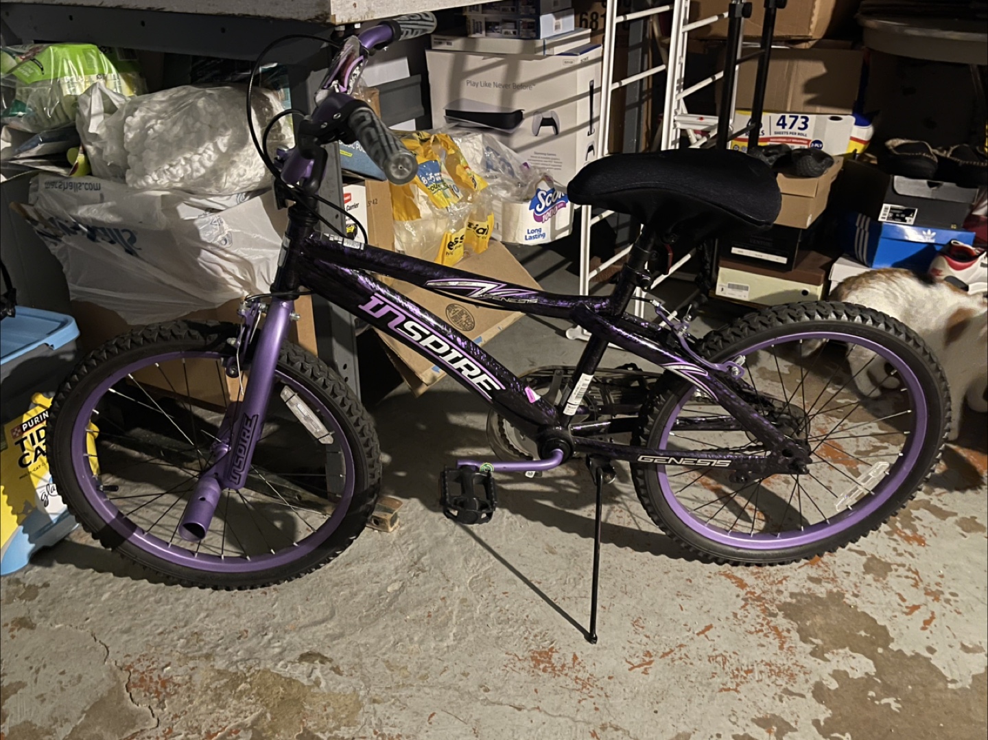 Inspire Genesis Kids Bike - Purple & Black