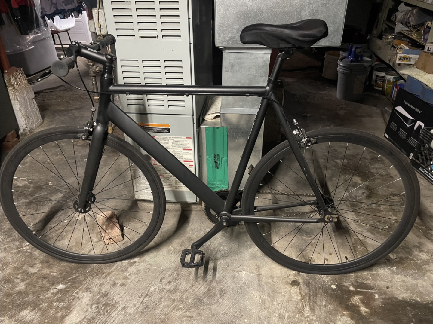 Urban Track Black Bicycle