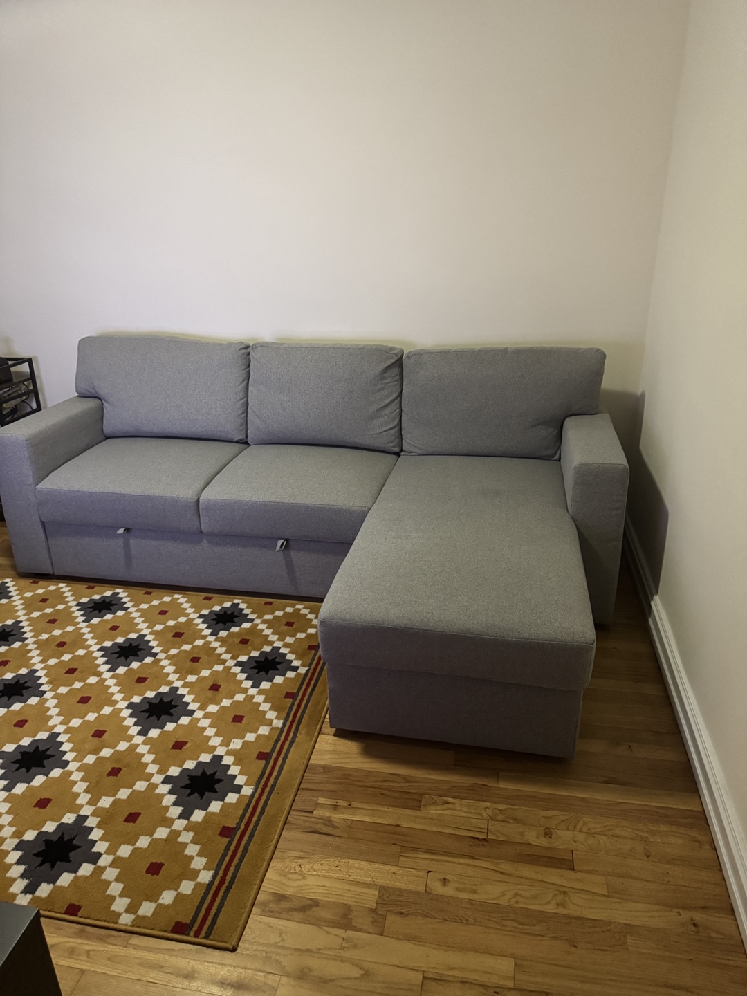Sleeper Sofa Couch - Modern Pullout - Ikea Barslov