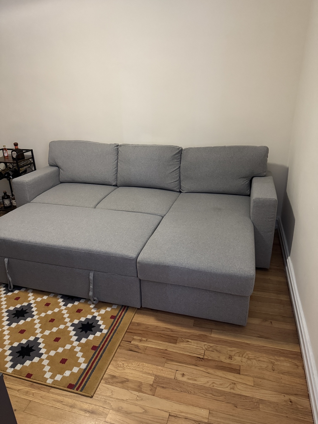 Sleeper Sofa Couch - Modern Pullout - Ikea Barslov - photo 3