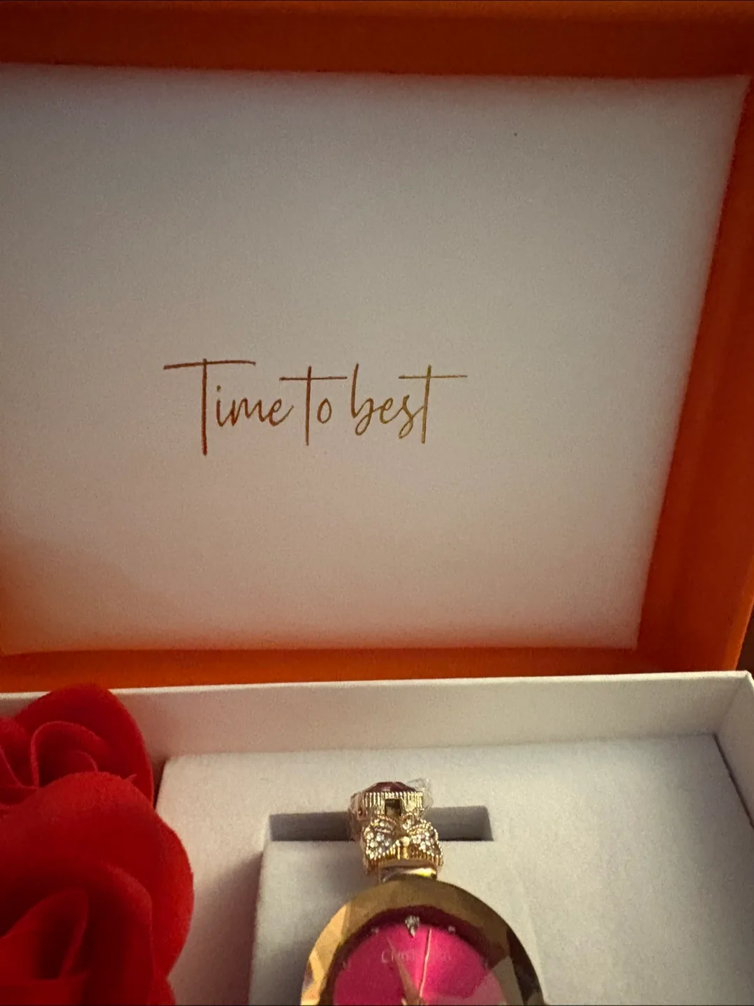 NEW Mukiki Watch and Ring Set - Gold and Pink image indicator(6)