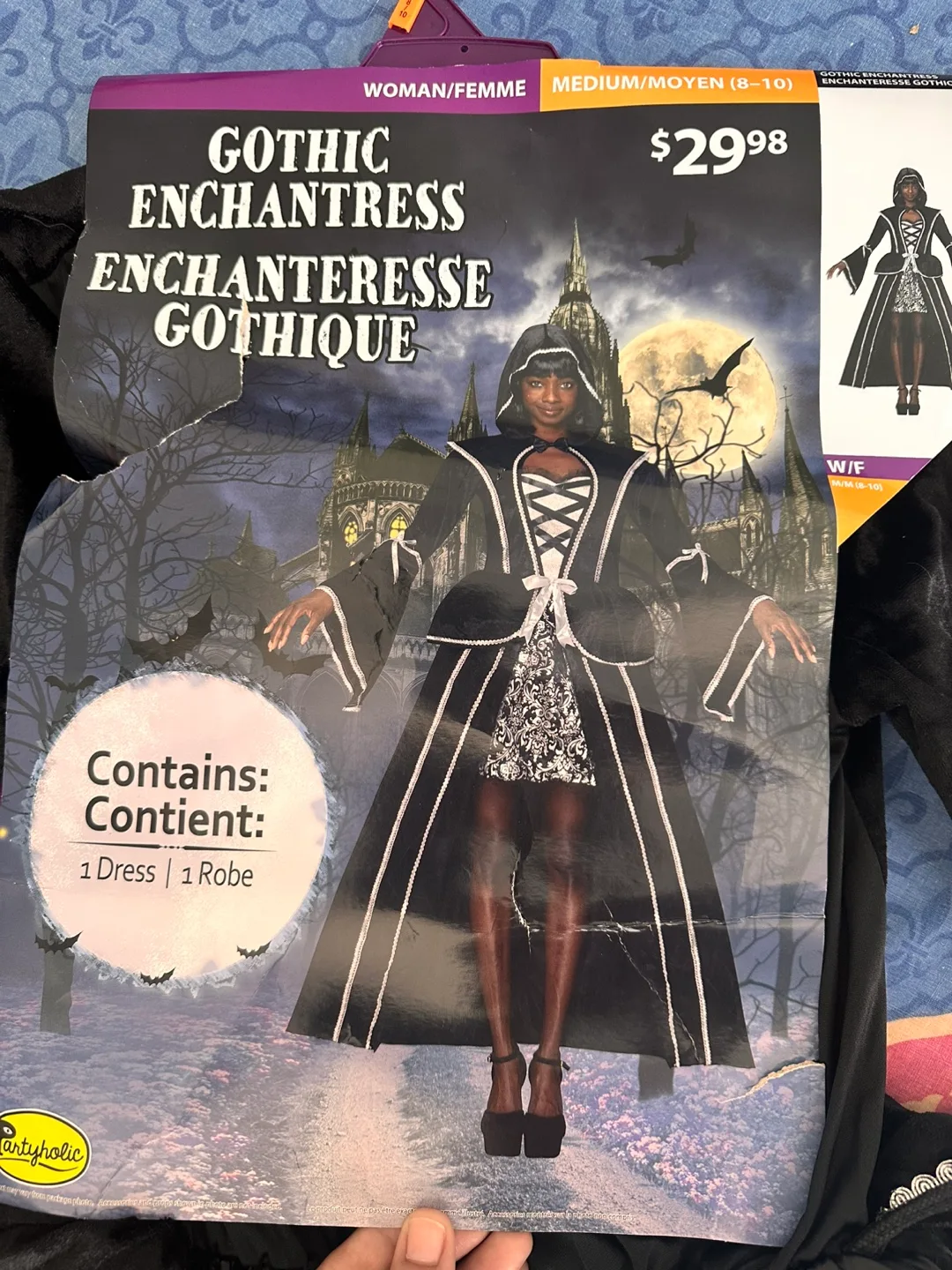 Gothic Enchantress Costume - Size M (8-10) thumbnail