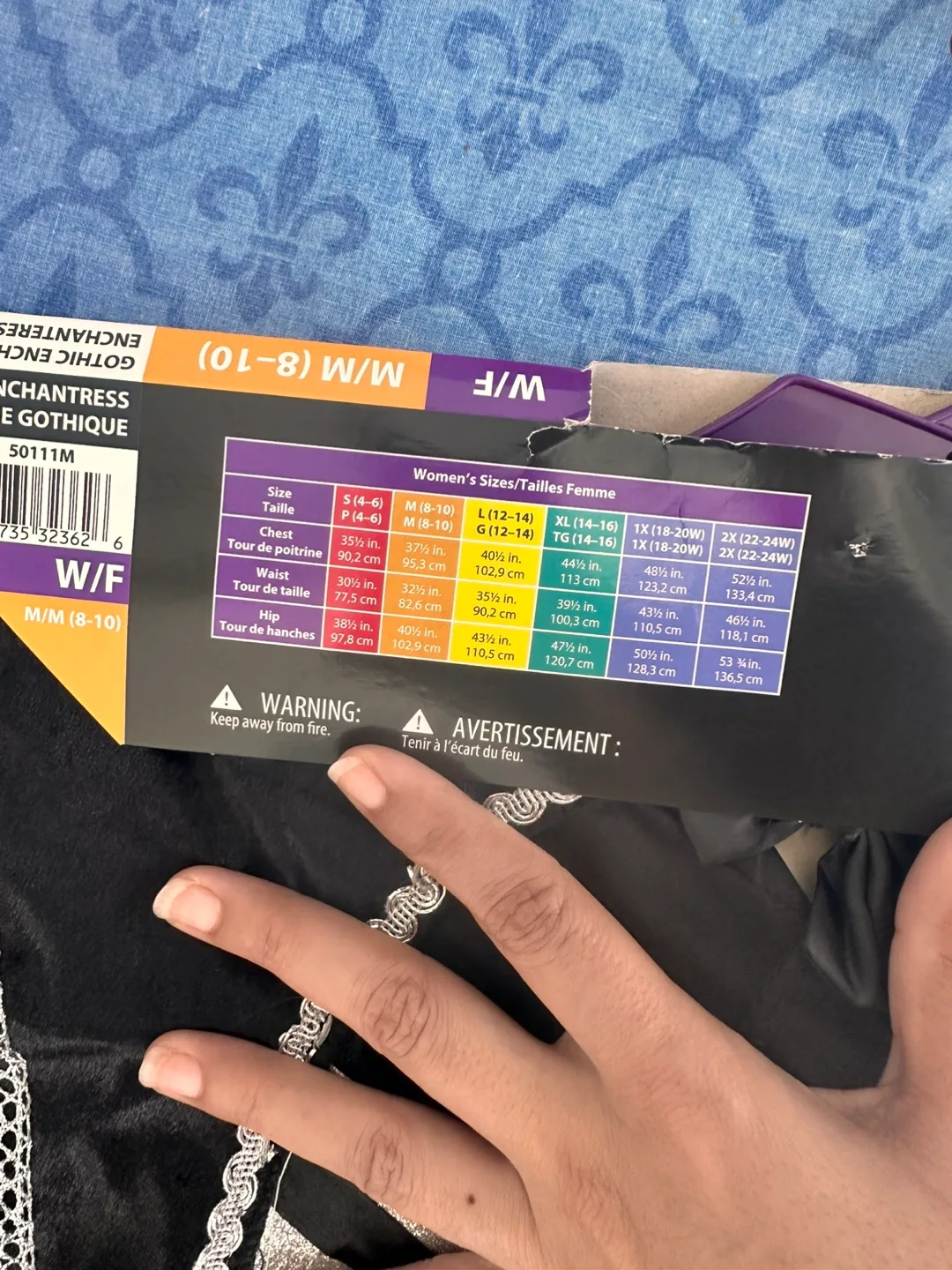 Gothic Enchantress Costume - Size M (8-10) image indicator(3)