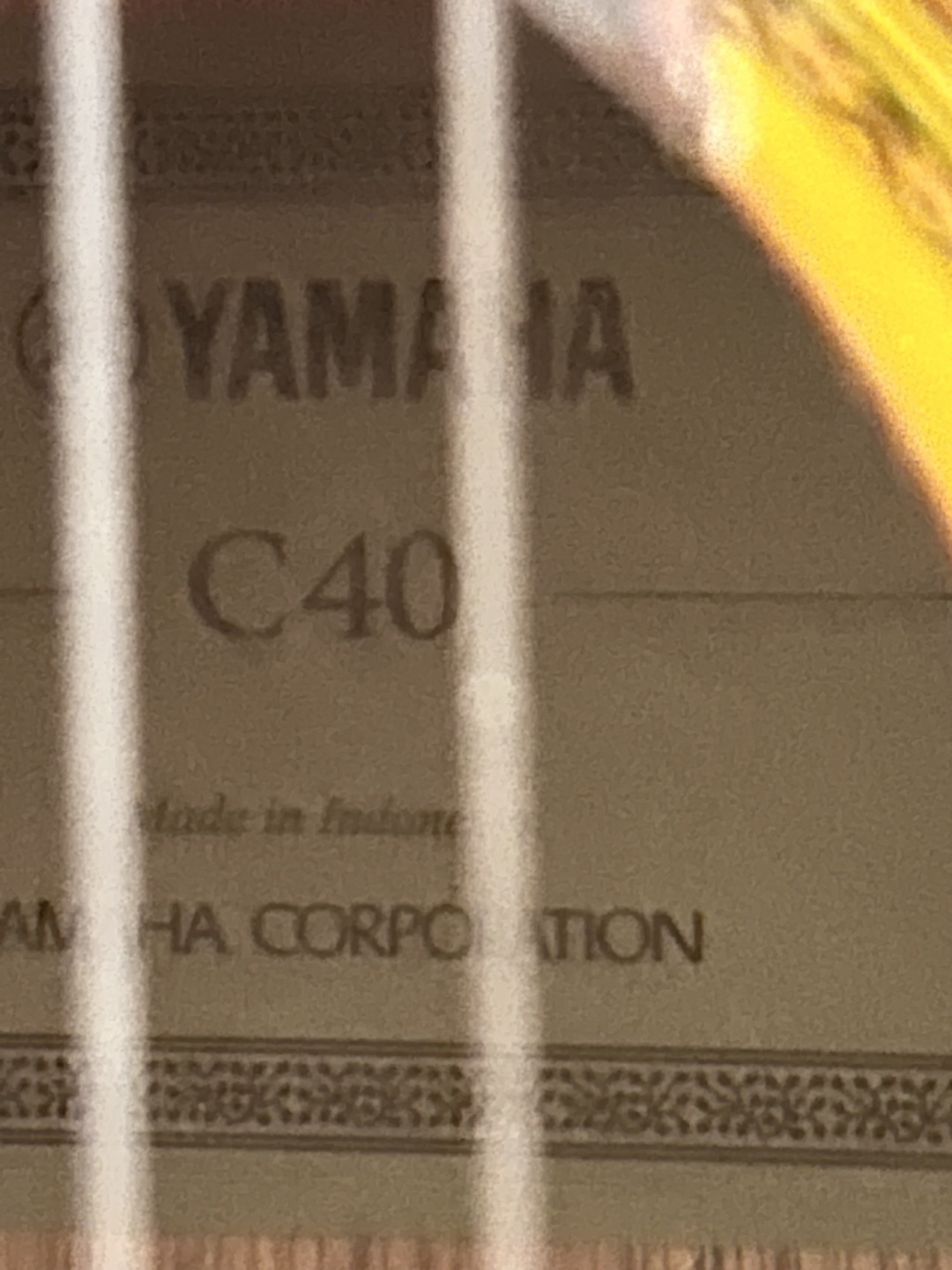 Yamaha C40 Classical Acustic Guitar - photo 4