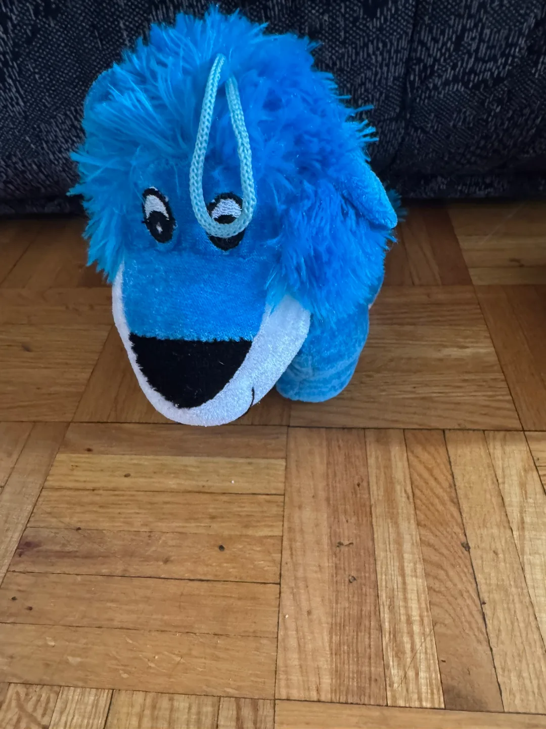 Blue Plush Dog Toy thumbnail