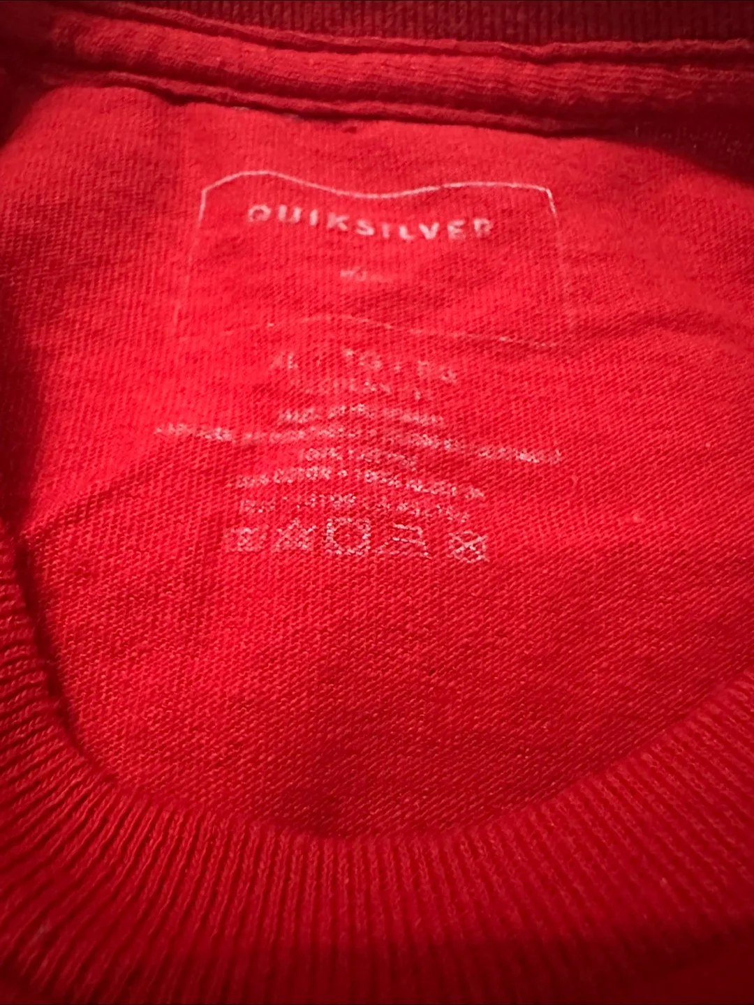 Quiksilver Red T-Shirt - Size XL image indicator(4)