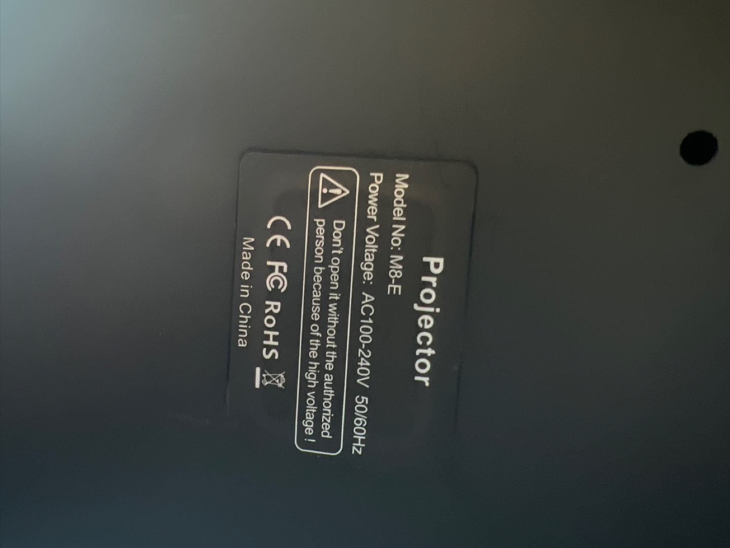 Projector M8-E - photo 2