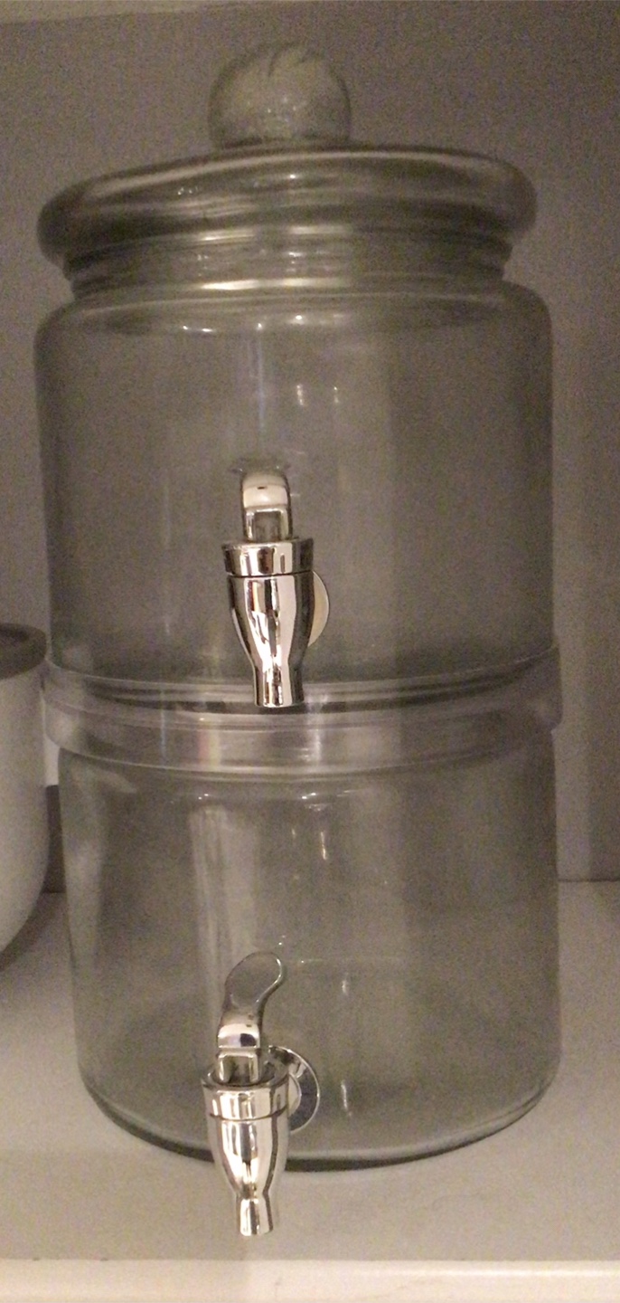 Glass Drink Dispenser with Spigot
