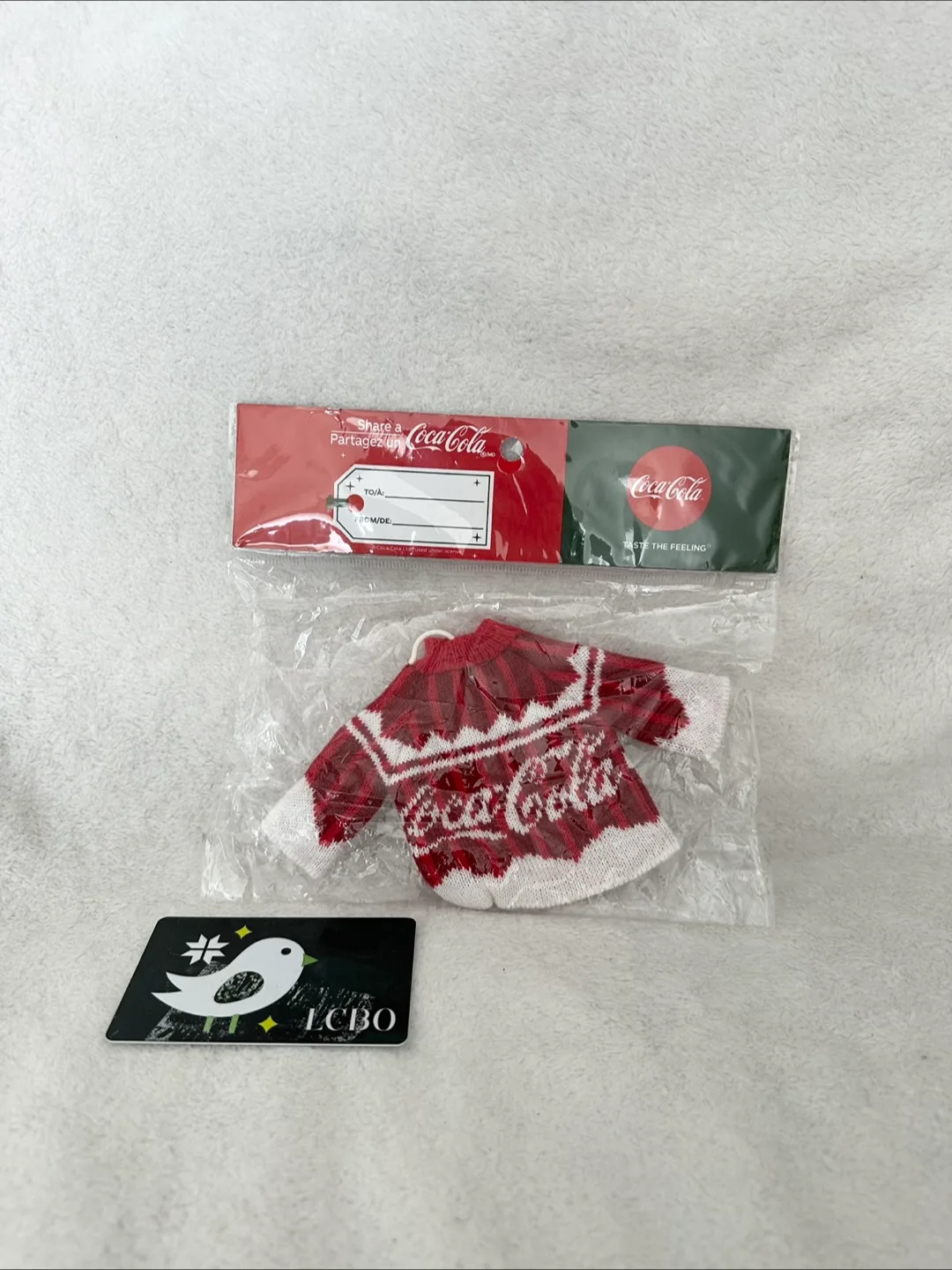 Coca-Cola Mini Sweater Holiday Ornament Ugly Sweater Gift image indicator(2)