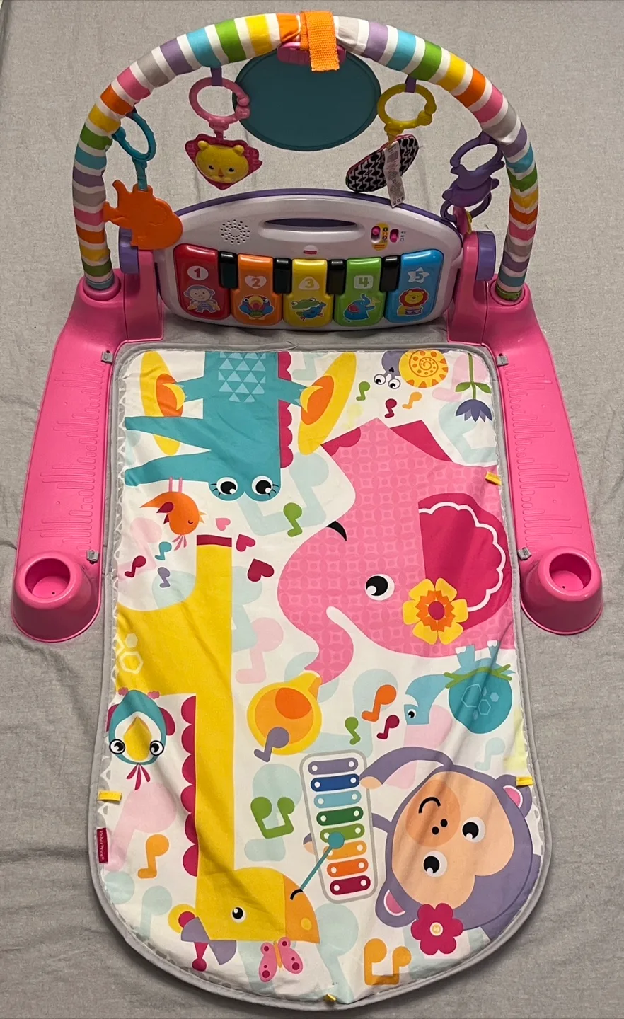 Fisher-Price Deluxe Kick & Play Piano Gym thumbnail