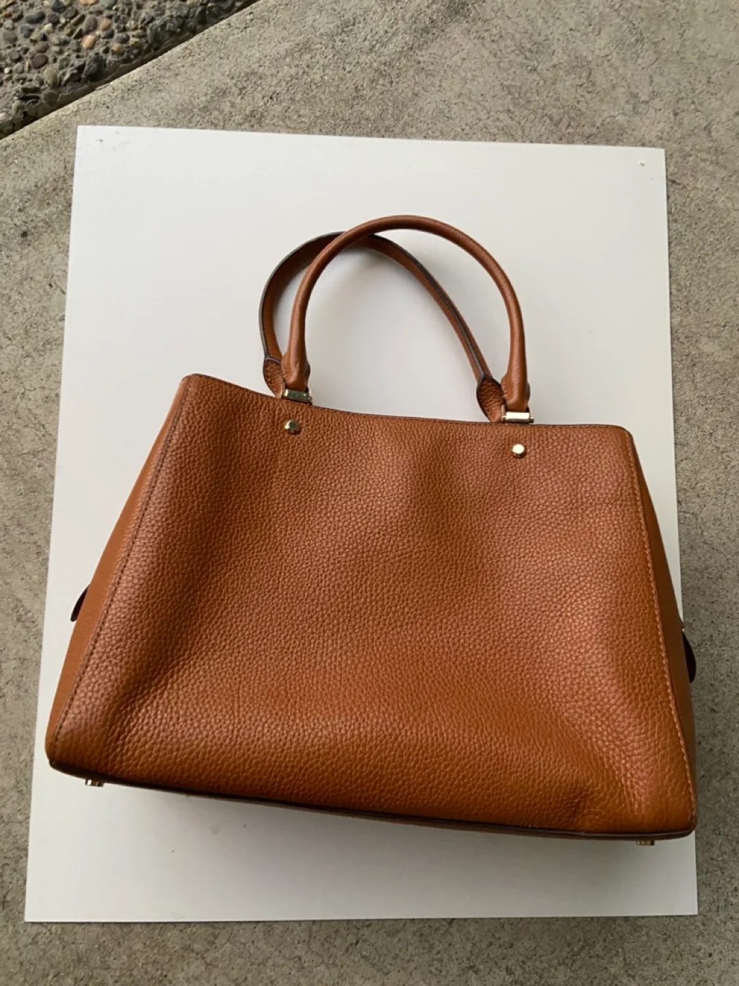 Kate Spade Brown Leather Tote Bag image indicator(5)