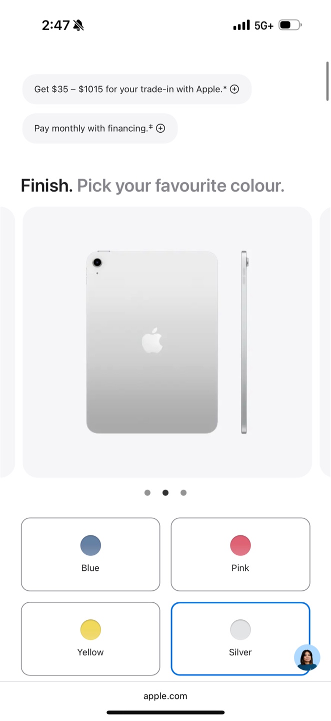 Apple iPad 10th gen - Silver - photo 2